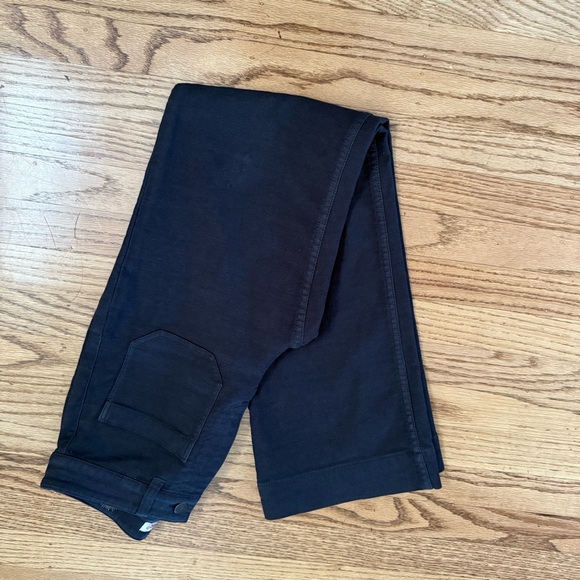 SOLD. Faherty Stretch Terry Patch Pocket Pant — Washed Black — Size 26 - Picture 4 of 11